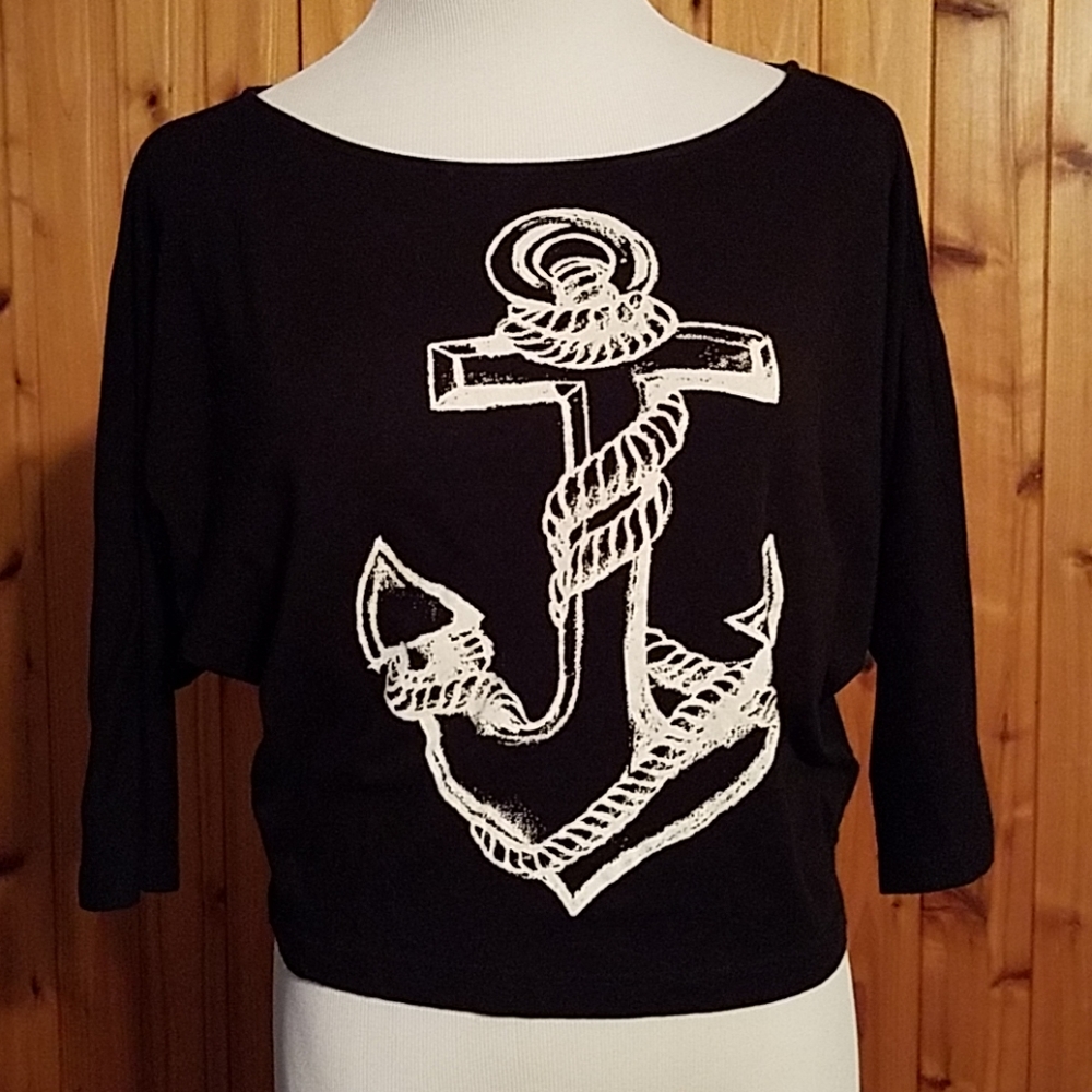Nautical print top